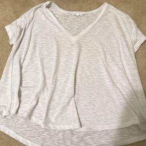 White v neck t shirt